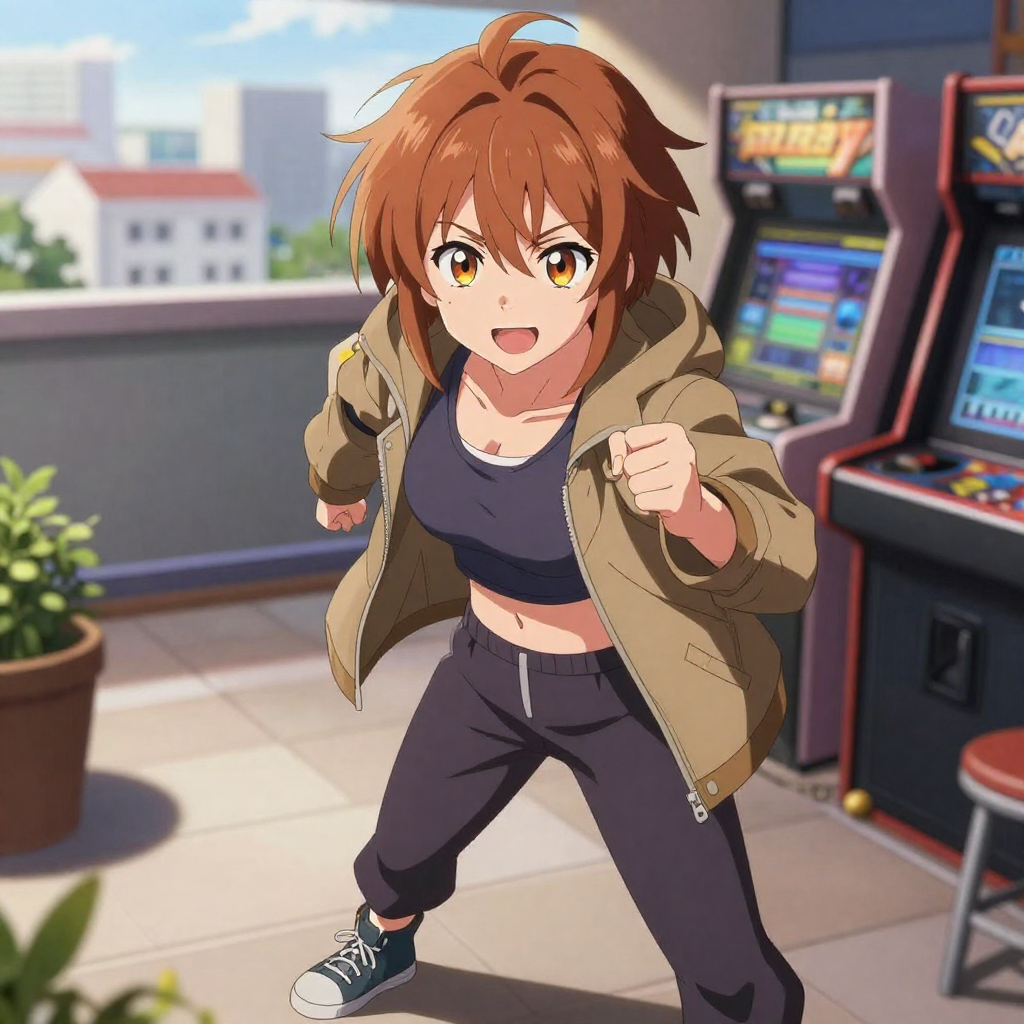 Portrait of Sora Minami — Think you can outplay me? Don't flatter yourself—or compliment me, either!